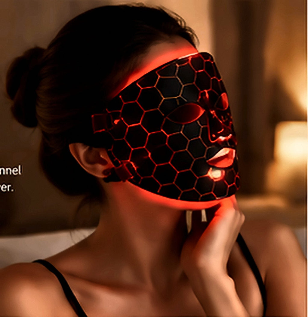 Masque LED porté